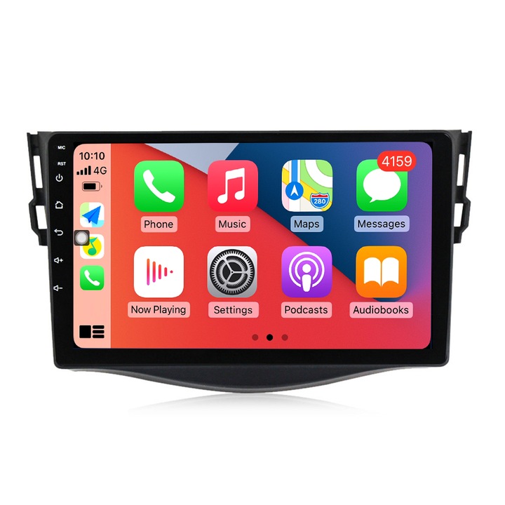Navigatie Toyota RAV 4 din 2005-2013, NAVIGPS, Android 13, Wireless Carplay si Android Auto,2GB RAM si 32GB ROM, Display IPS 9 inch, Camera Marsarier, Internet, Aplicatii, Wi Fi, Usb, Bluetooth
