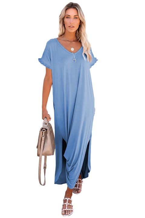TikaWear Summer Dress, Albastru deschis, S