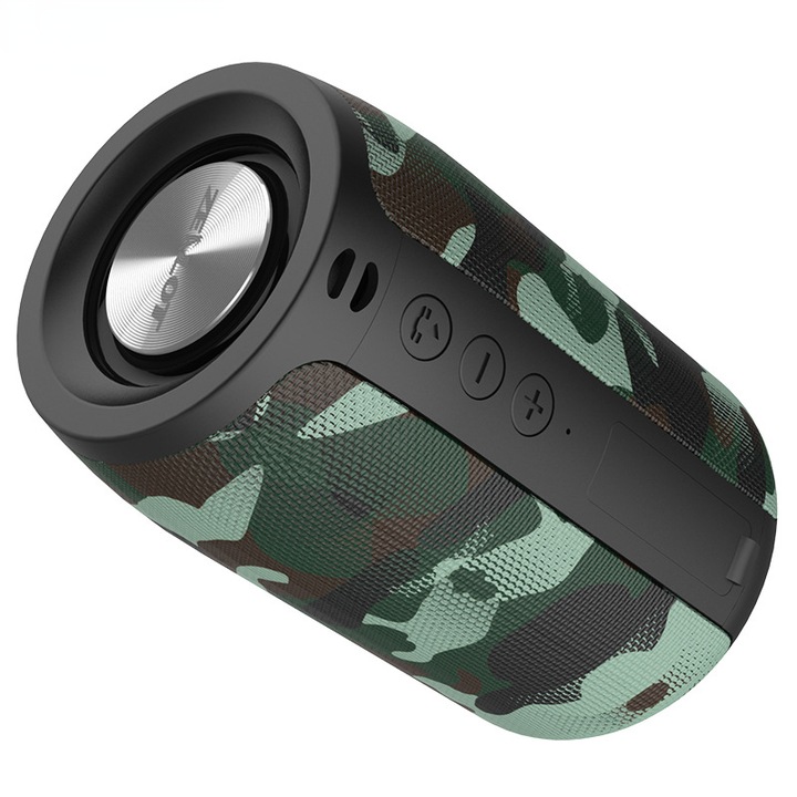Boxa portabila, Bluetooth 5.0/Card/Aux, 6h, Verde