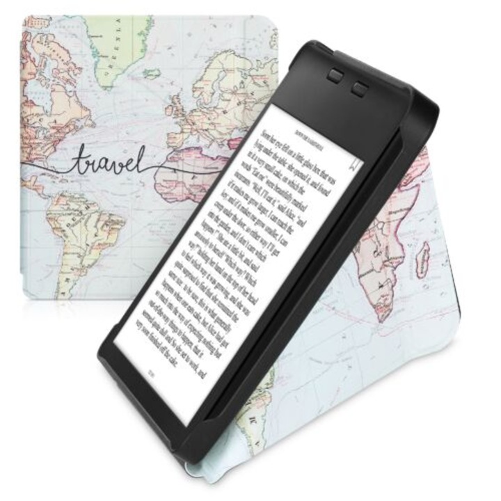 E-Book olvasó tok Kobo Libra 2, Eco bőr, többszínű, kwmobile, 56577.03