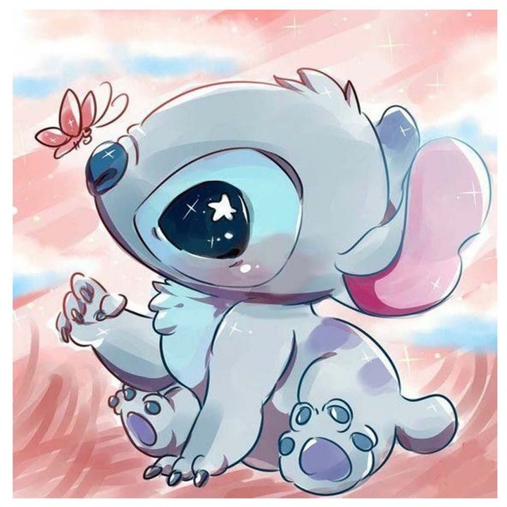 Set pictura pe numere - panza pe rama lemn 40x40 cm, GALAXIA® PBN1036, 3 pensule si vopsea acrilica