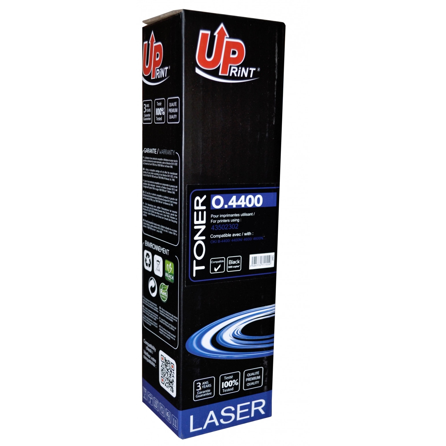 Toner UPRINT OLT4400UP Negru, 3000 pag, compatibil 43502302