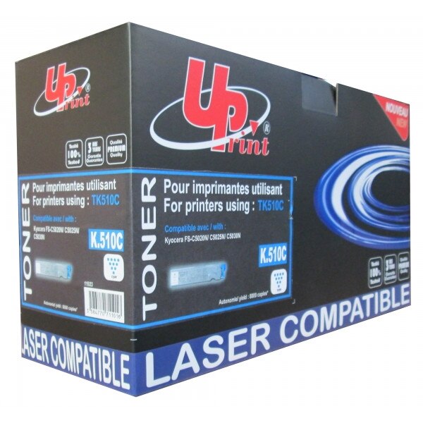 Toner UPRINT KLT510CUP Cyan, 8000 pag, compatibil TK510C