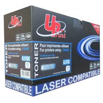 Toner UPRINT KLT510CUP Cyan, 8000 pag, compatibil TK510C Toner UPRINT KLT510CUP Cyan, 8000 pag, compatibil TK510C