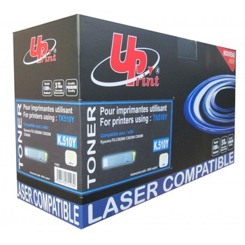 Toner UPRINT KLT510YUP Galben, 8000 pag, compatibil TK510Y Toner UPRINT KLT510YUP Galben, 8000 pag, compatibil TK510Y