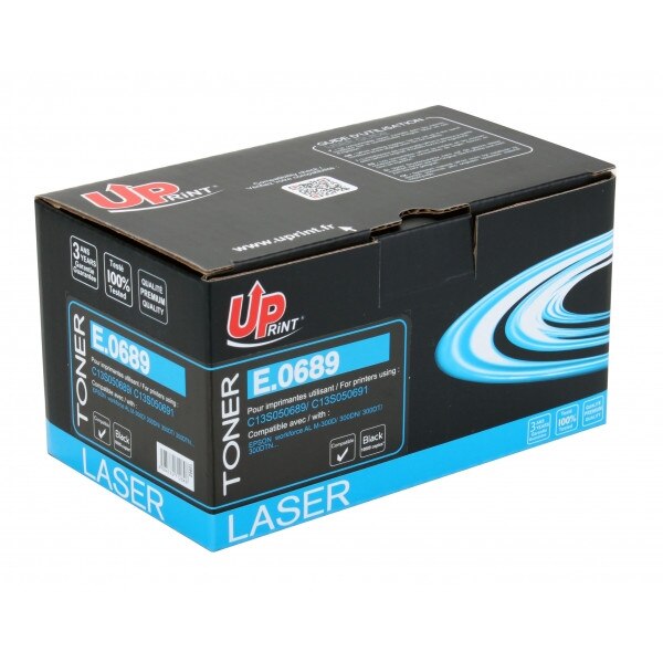 Toner UPRINT ELT300XUP Negru, 10000 pag, compatibil C13S050689 / C13S050691