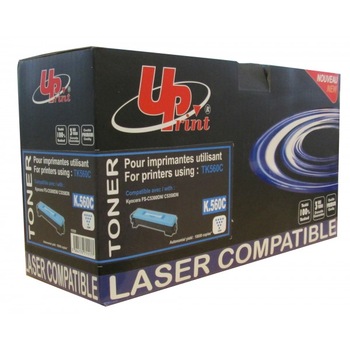 Toner UPRINT KLT560CUP Cyan, 10000 pag, compatibil TK560C Toner UPRINT KLT560CUP Cyan, 10000 pag, compatibil TK560C