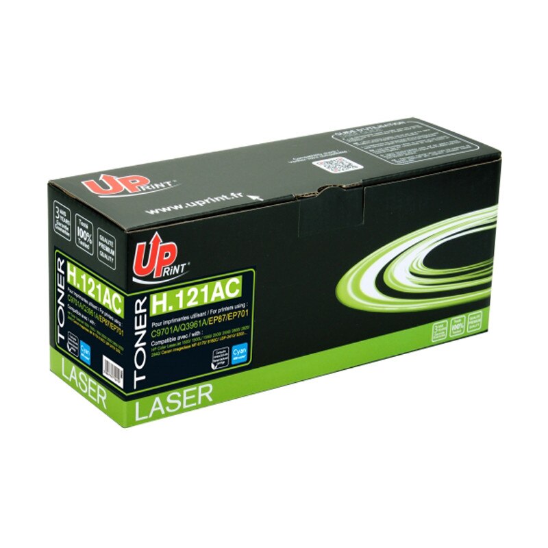 Toner UPRINT HLT2500CUP Cyan, 4000 pag, compatibil C9701A / Q3961A / EP87 / EP701