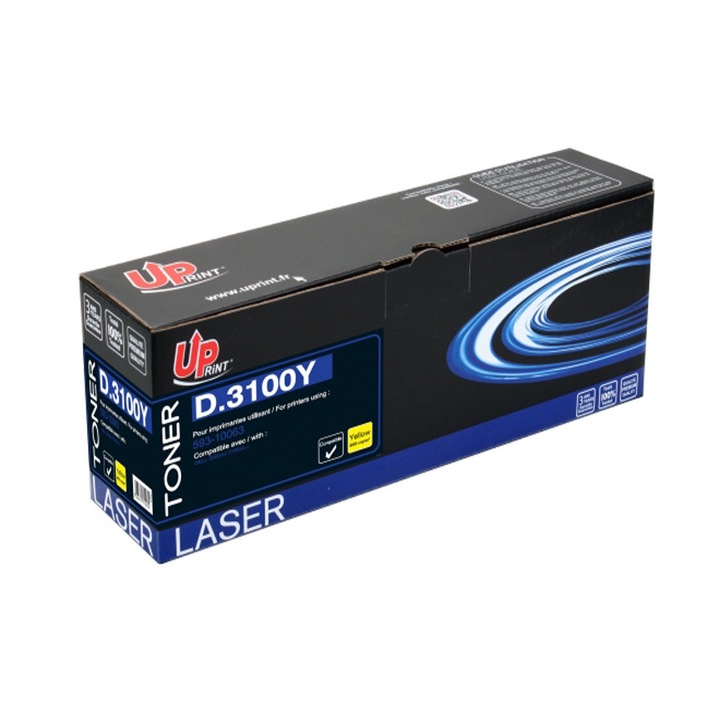 Toner UPRINT DLT3100YUP Galben, 4000 pag, compatibil 593-10163