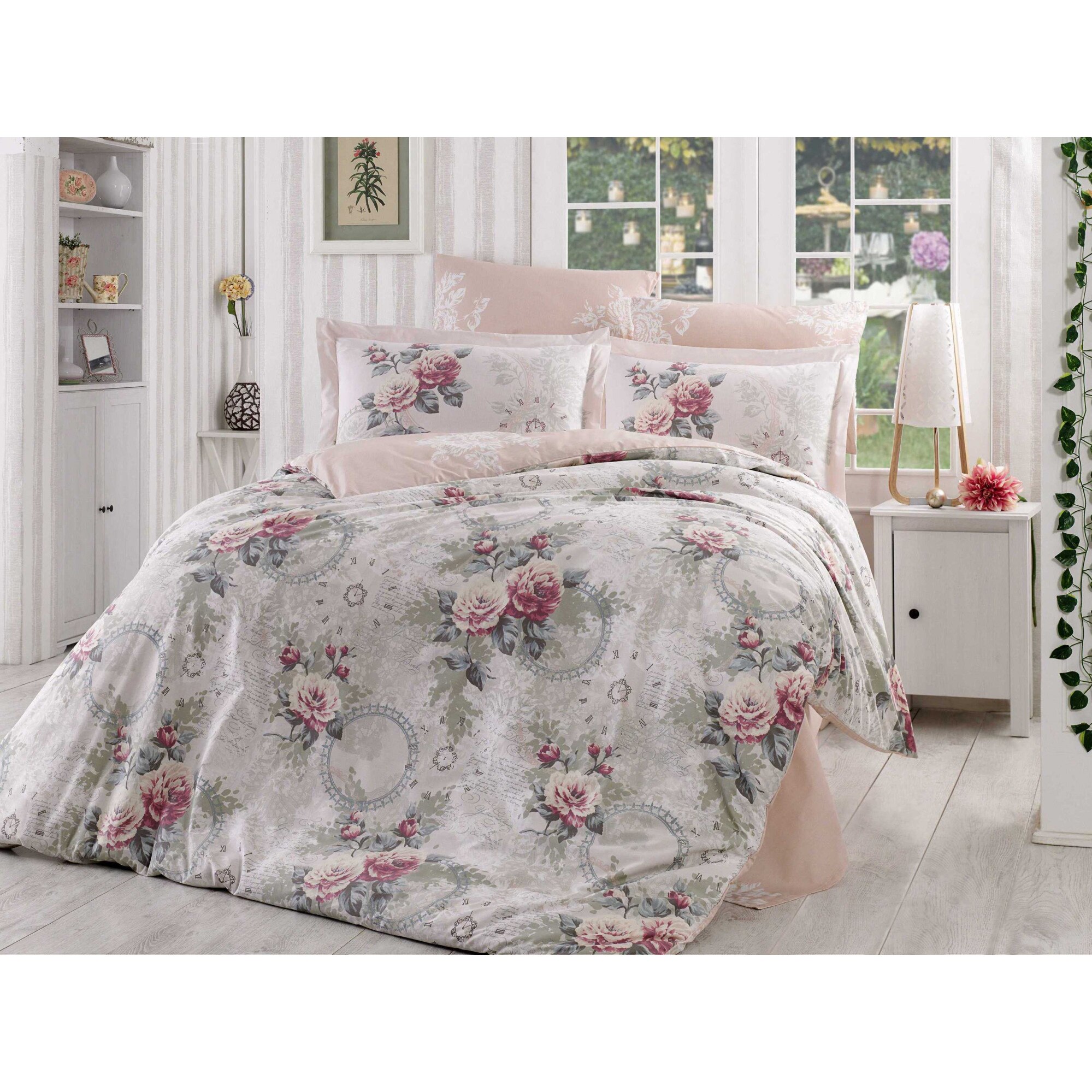 Lenjerie de pat Hobby Clementina Dried Rose