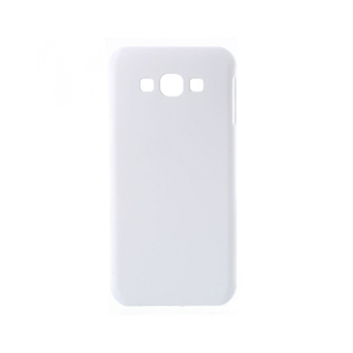 Carcasa protectie spate din plastic cauciucat pentru Samsung Galaxy A8 SM-A800F, alba