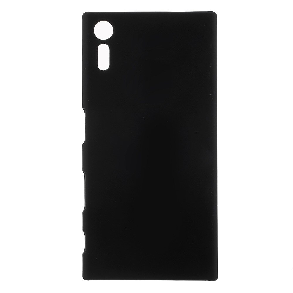 Carcasa Sony Xperia XZ, Husa Protectie Spate + Lateral, Plastic Dur, Culoare Negru