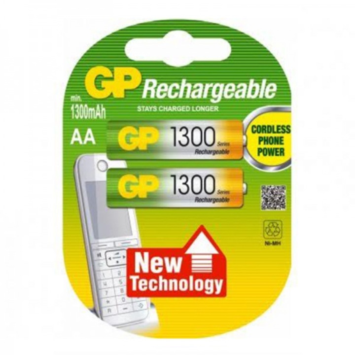 Set 2xAcumulator baterie, GP, 1300AAHC-2UEC2 bl., AA, Ni-MH R6 1300mAh