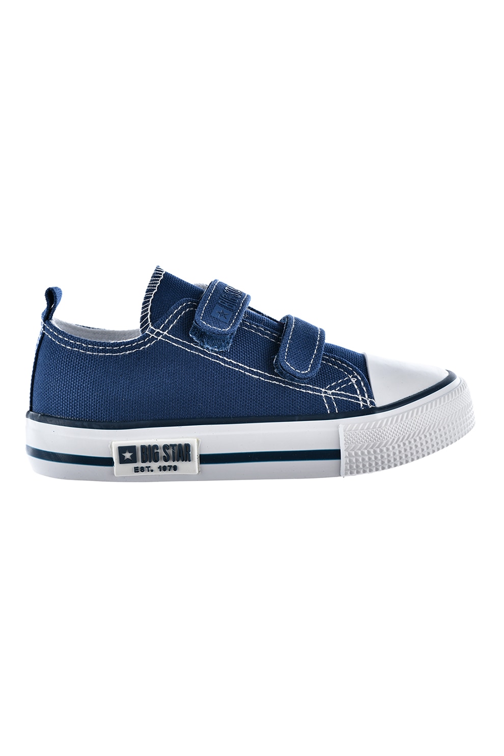 Big Star, Tenisi din panza cu inchidere cu barete cu velcro, Albastru, 22 EU