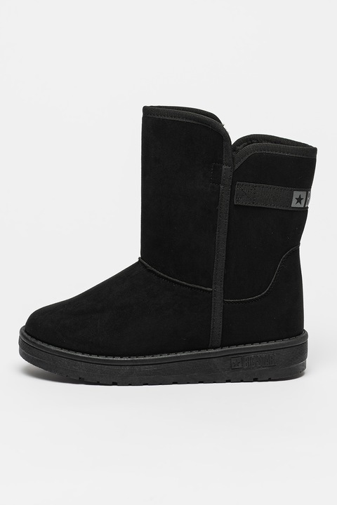 Big Star, Cizme scurte cu logo, Negru