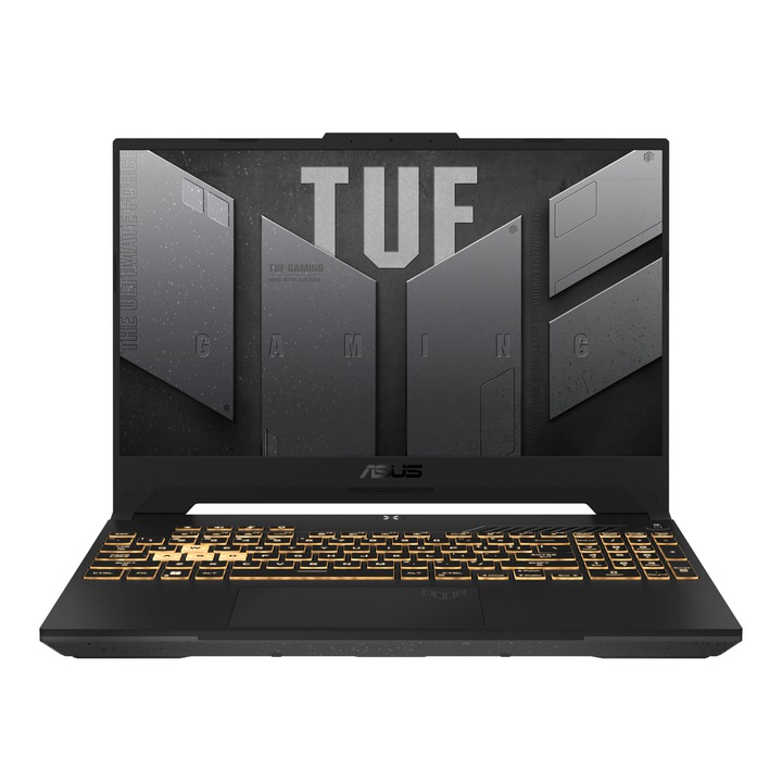 Asus TUF FX507ZC4-HN081 15.6" FullHD Gamer laptop, Intel Core i5-12500H, 8GB RAM, 512GB SSD, Nvidia RTX 3050 4GB, EFI Shell, Magyar billentyűzet, Szürke