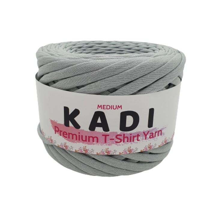 KaDi Medium prémium szalagszál, 7-9 mm, 110 m, Világosszürke szín