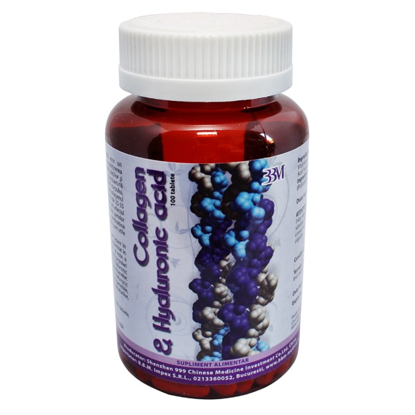 Collagen & Hyaluronic Acid, BBM IMPEX, 100 tablete