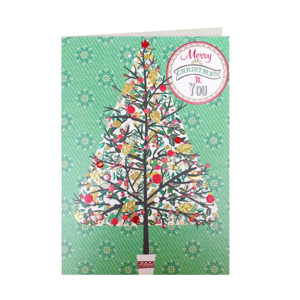 Felicitare - Merry Christmas to you Tree