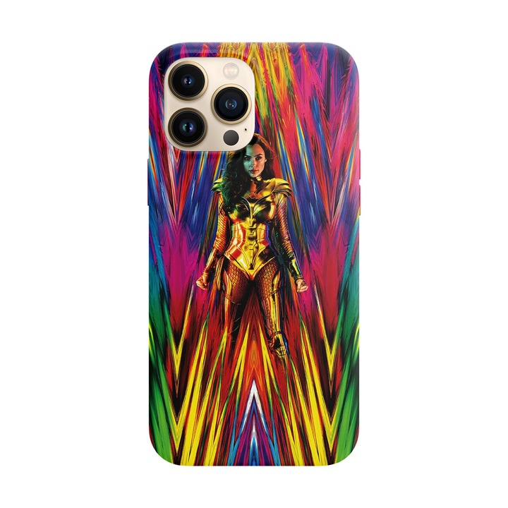 Husa compatibila cu Apple iPhone 13 model Wonder Woman 1984, Silicon, TPU, Viceversa