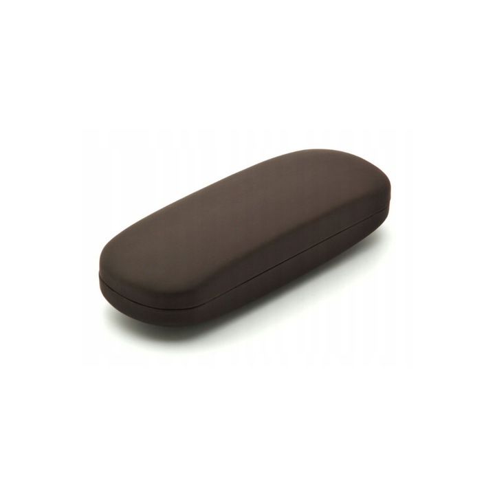 Toc pentru ochelari, Model uni, 16.3 x 3.9 x 6.3 cm, Maro inchis