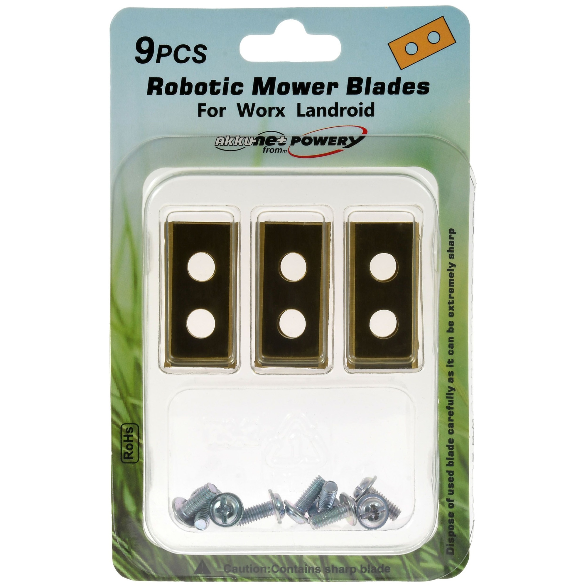 Lame Di Ricambio Per Robot Tagliaerba WORX Landroid - Kit 12 Pezzi Con Viti - Foto 13