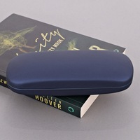 Toc pentru ochelari, Model uni, 16.3 x 3.9 x 6.3 cm, Albastru inchis