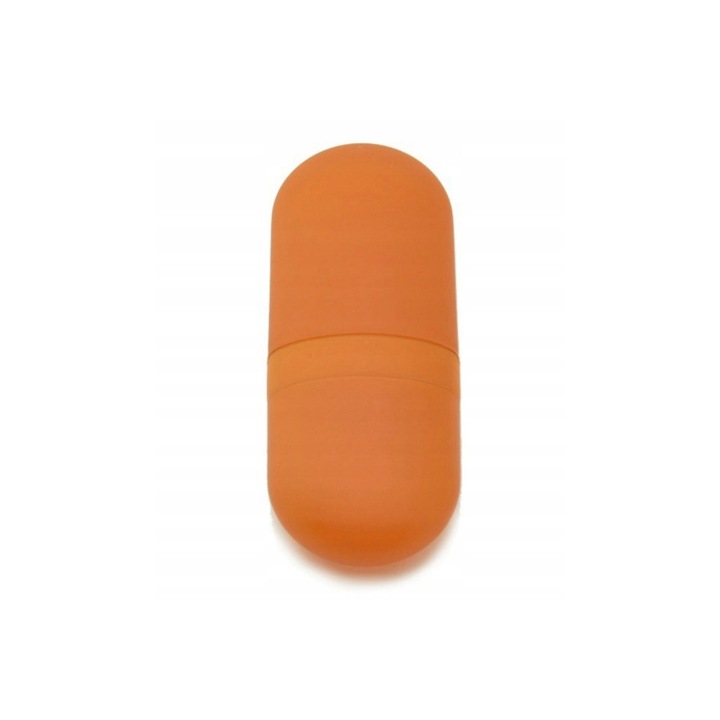Toc pentru ochelari, Model uni, 15.1 x 3 x 5.8 cm, Portocaliu