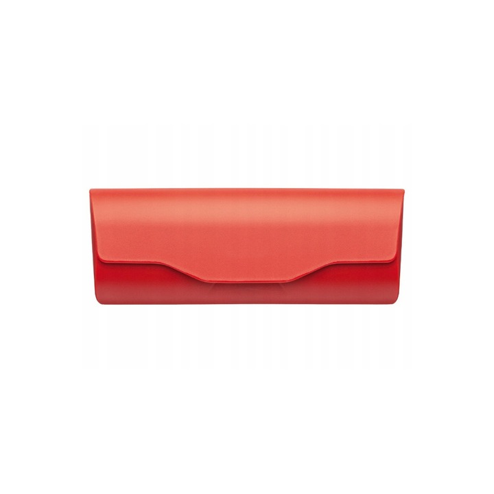 Toc pentru ochelari, Model uni, 15.8 x 5.7 x 3.5 cm, Rosu