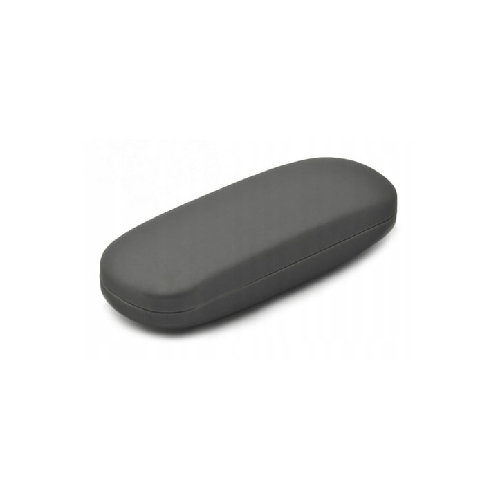 Toc pentru ochelari, Model uni, 16.3 x 3.9 x 6.3 cm, Gri grafit