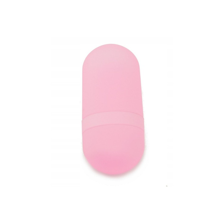 Toc pentru ochelari, Model uni, 16 x 3.5 x 6.5 cm, Roz