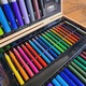 Set de pictura Artist, 180 piese, cutie din lemn, 47,8 x 29,5 x 4,5 cm