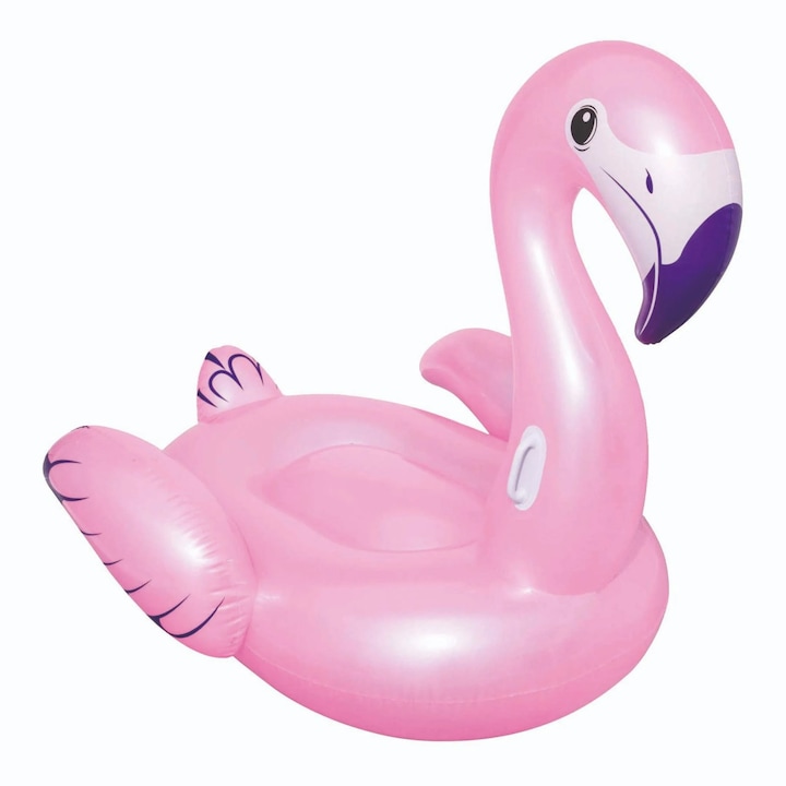 Bestway felfújható fotel, flamingó modell, PVC, 173 x 170 cm, rózsaszín