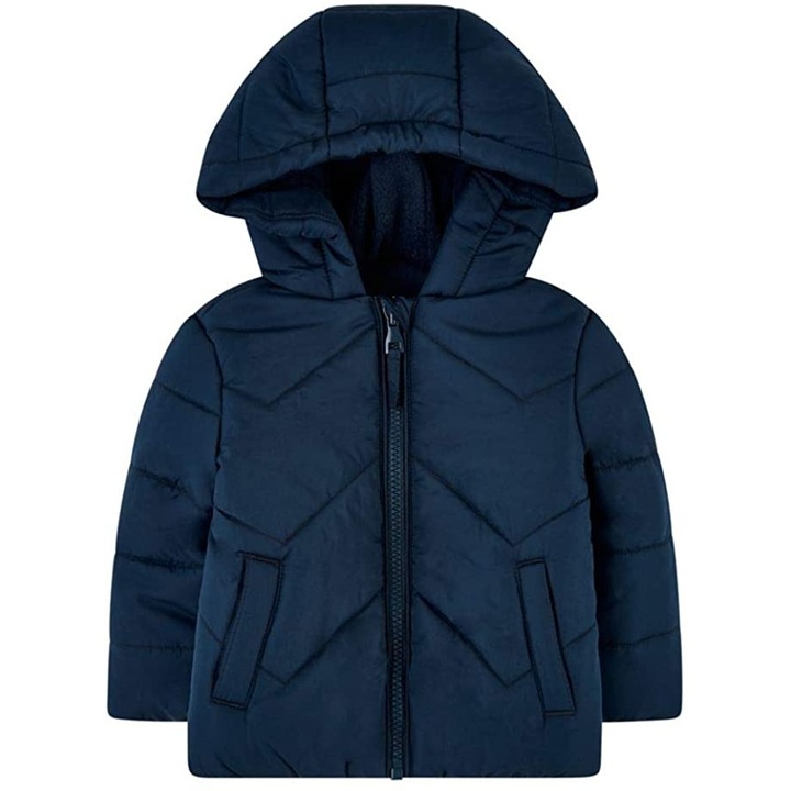 Mothercare - NavyBlock steppelt téli kabát, sötétkék