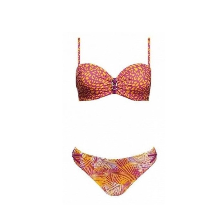 Costum de baie doua piese Self Paradise 2, portocaliu, marime 44D
