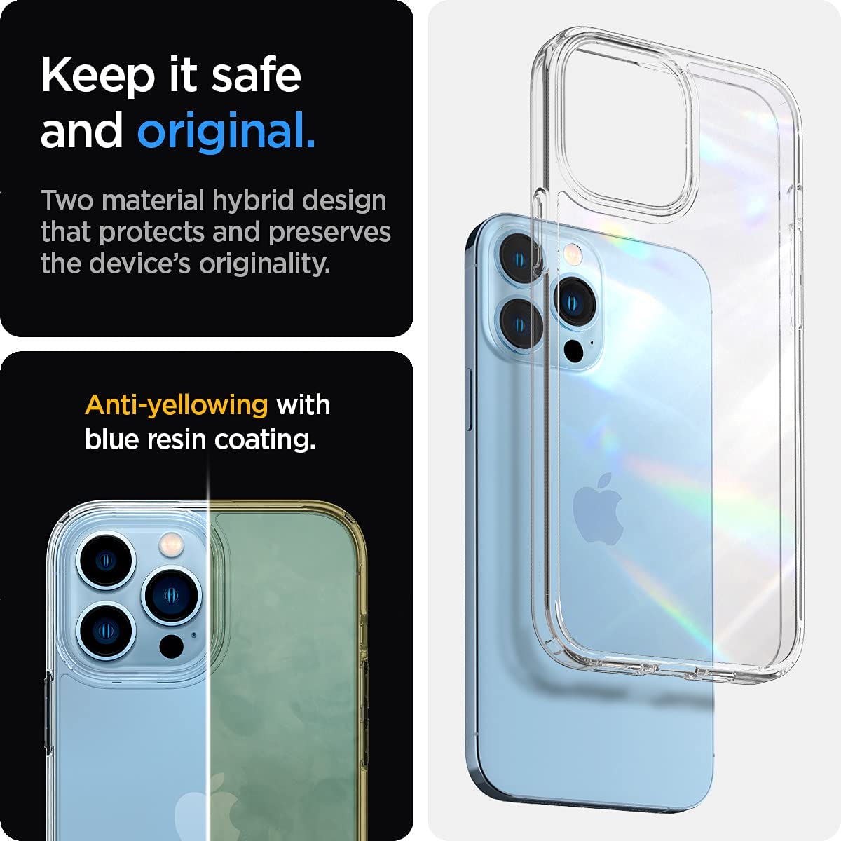 Husa telefon, TPU, Compatibila cu iPhone 13 Pro Max, Transparent