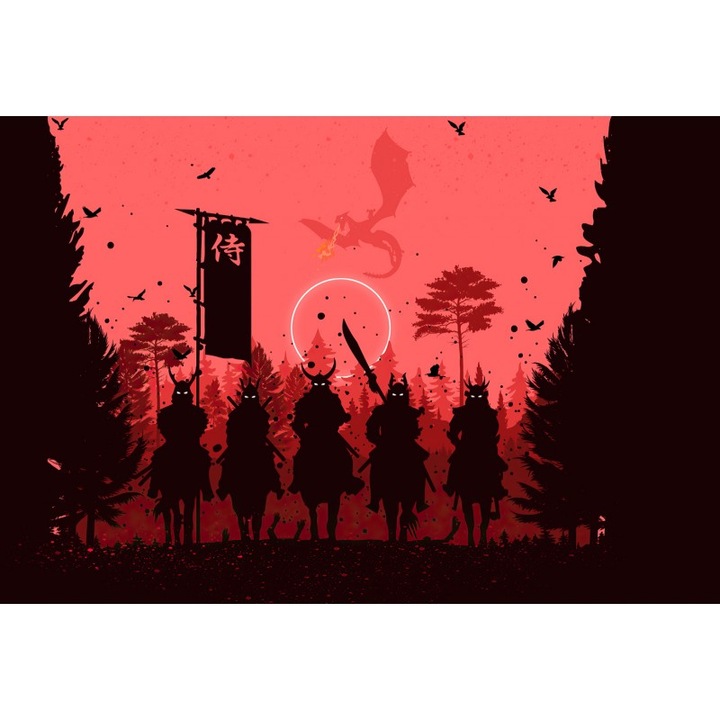 Poster Game Of Thrones Night King And White Walkers, 61x90cm, poster658, Multicolor