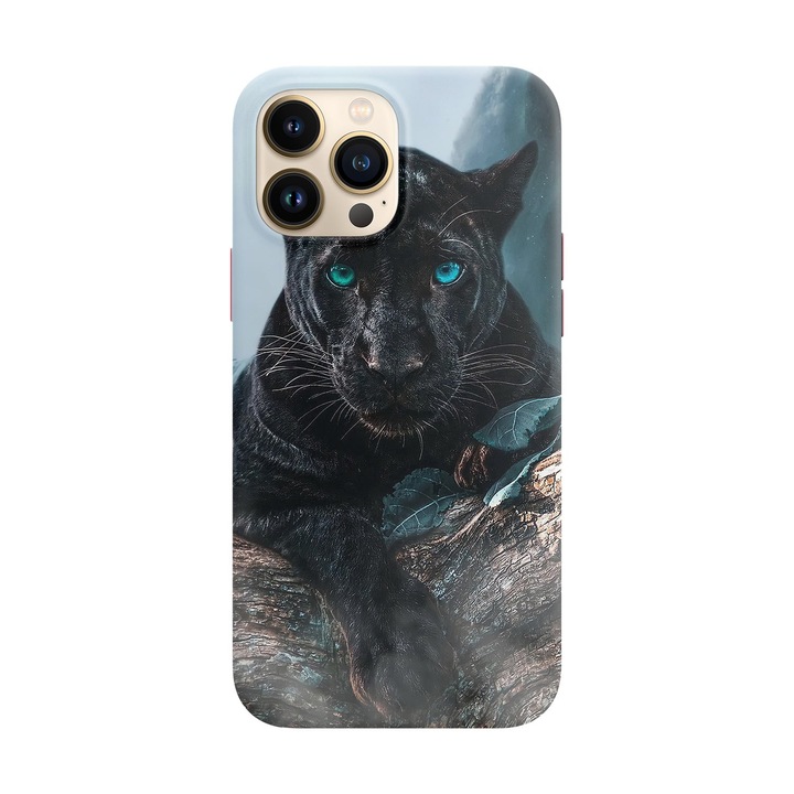 Husa compatibila cu Apple iPhone 14 Pro model Panther, Silicon, TPU, Viceversa