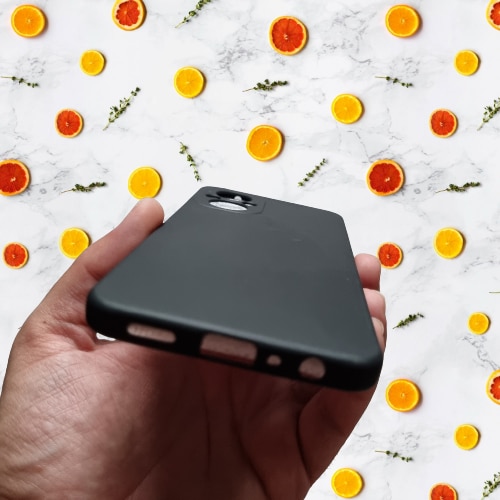 Husa silicon compatibila cu Oppo Reno 7 Lite, Negru, TELGORBCS