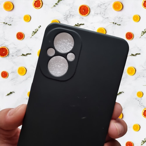 Husa silicon compatibila cu Oppo Reno 7 Lite, Negru, TELGORBCS