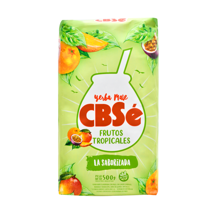 Yerba Mate tea Cbse Frutos Tropicales 500g