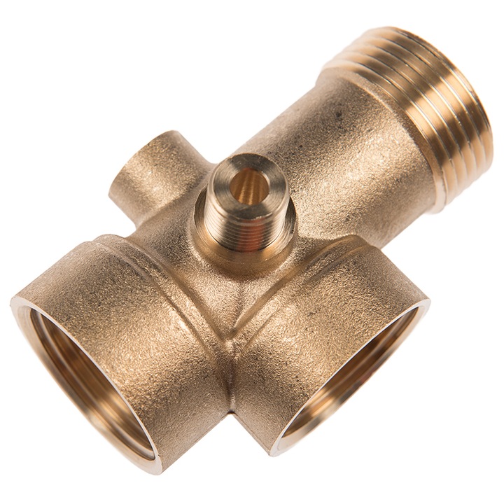 Teu de legatura pentru hidrofor Elefant, alama, 5 cai, 10 cm, 300 g