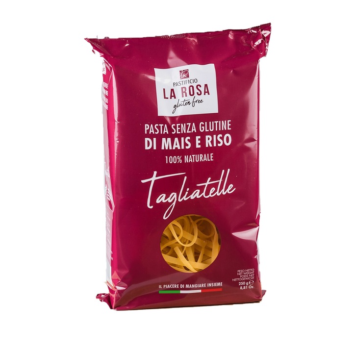 Paste artizanale fara gluten, tagliatelle, Pastificio La Rosa,250g