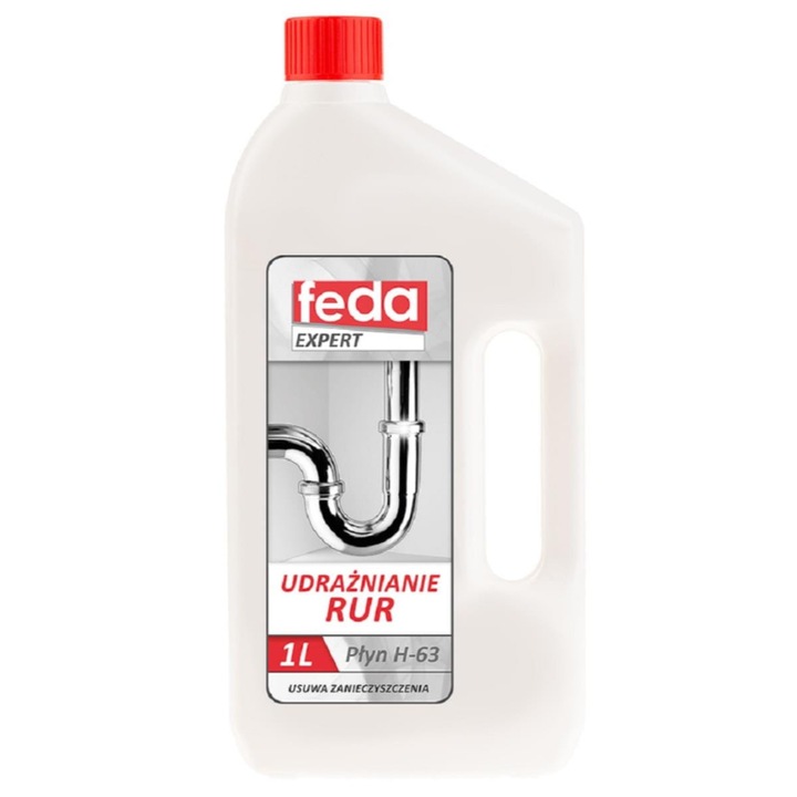 Csőtisztító oldat, Feda, 1L