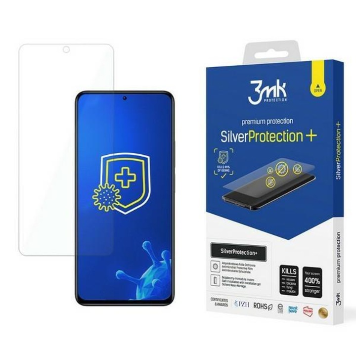 3MK Silver Protect + Xiaomi redmi Note 11 Pro 5G / Pro + 5G nedvesen felhelyezendő Antimikrobiális fólia