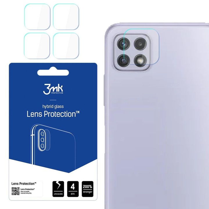 Samsung Galaxy A22 4G - 3mk Lens Protection™ kamera védő üvegfólia