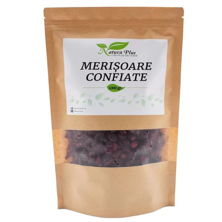 Merisoare Confiate 1000g Natura Plus