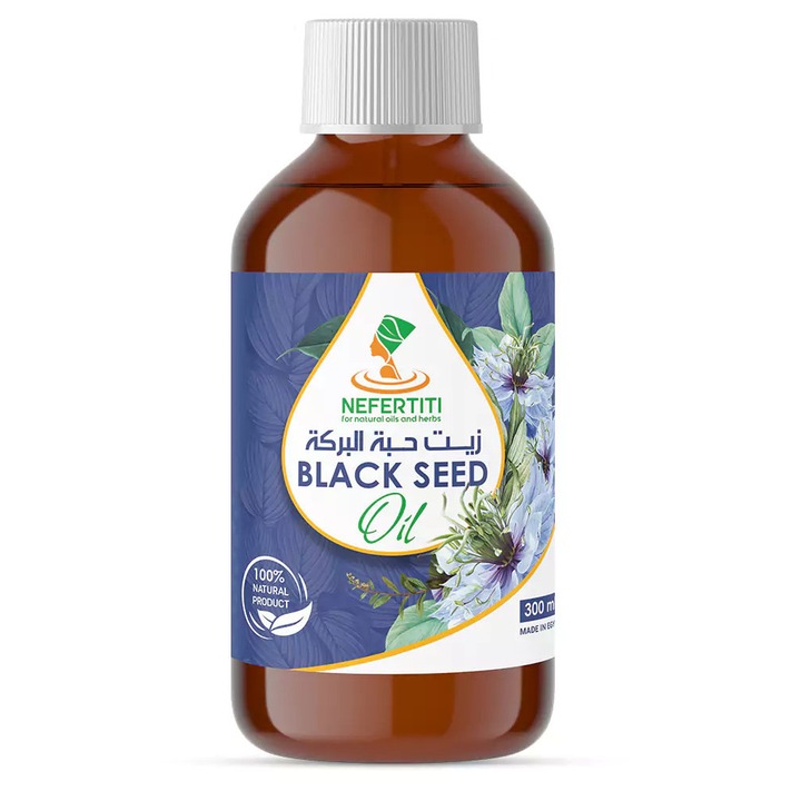Ulei din seminte de chimen negru, Nefertiti, Black seed oil, 300 ml