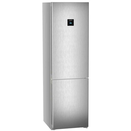 Combina frigorifica Liebherr CNsfd 5733 Plus, No Frost, 371 l, Display Touch, DuoCooling, EasyFresh, H 201.5 cm, Argintiu, Clasa D