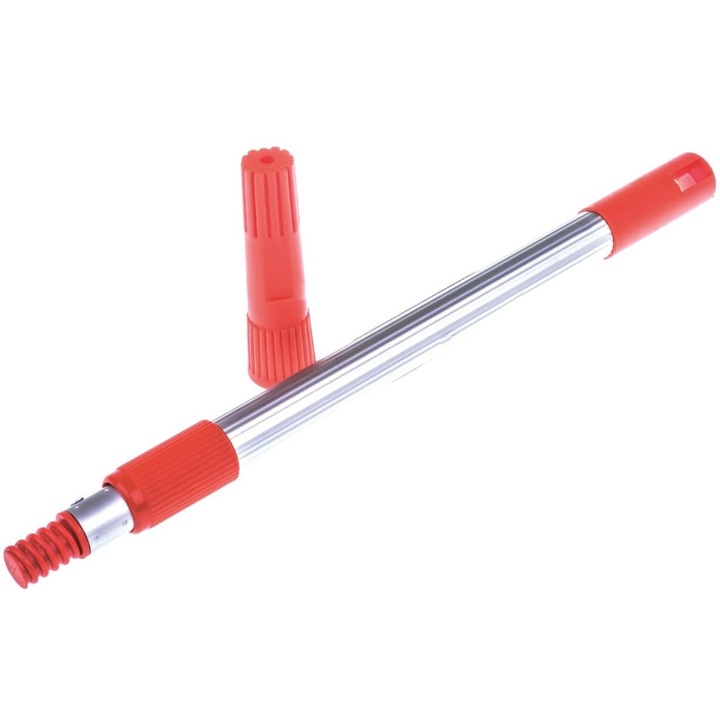 Maner trafalet din aluminiu, Motive, 55-75 cm, Portocaliu/Argintiu
